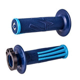 Punhos ODI Lock-On EMIG PRO V2 2T e 4T Azul Marinho/ Azul