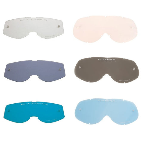 Lentes transparentes claras/ escuras/ azuis para óculos UTOPIA