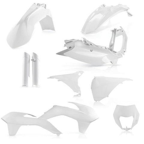 Kit de Plásticos ACERBIS FULL KIT KTM EXC/EXC-F 14-15 Branco