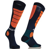 Meias ACERBIS MX IMPACT Azul/Laranja
