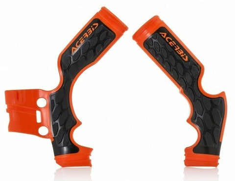 Protecções de Quadro ACERBIS X-GRIP KTM SX 65 14-23, HUSQVARNA TC 65 16-23, GAS GAS MC 65 21-23 Laranja/Preto
