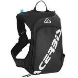 Mochila de Hidratação ACERBIS SATHER LOGO Preto/Branco 2 Litros