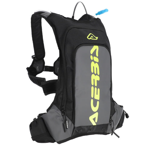 Mochila de Hidratação ACERBIS X-STORM LOGO Preto/Cinza 3 Litros