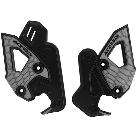 Protecções de Quadro ACERBIS X-GRIP CF Moto 450 MT 24-26 Preto/Cinza
