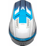 Capacete THOR FLEET STORM WHITE/NAVY 2025