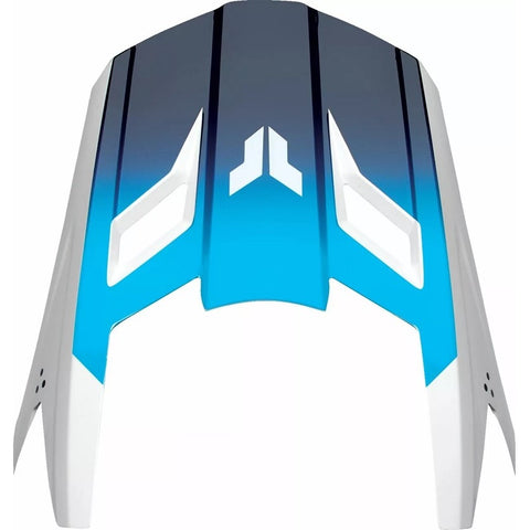 Pala para Capacete THOR FLEET Branco/Azul Marinho 2025