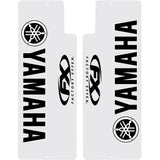 Jogo de Autocolantes de Forqueta FACTORY EFFEX UPPER FORK YAMAHA Transparente Preto