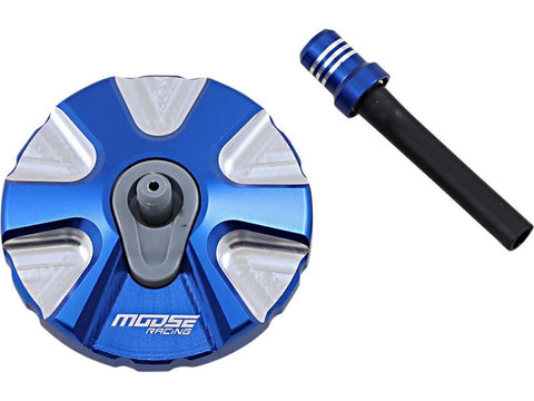Tampão de Depósito MOOSE RACING HUSABERG TE/FE 09-14, HUSQVARNA TE/FE 14-24 Azul