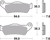 Pastilhas de Travão da Frente BREMBO Sinterizadas YAMAHA TT 600 93-04, XT 660Z TÉNÉRÉ 08-19, TÉNÉRÉ 700 19-24