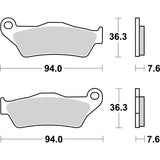 Pastilhas de Travão da Frente BREMBO PRIME SINTER 07BB04SX 2