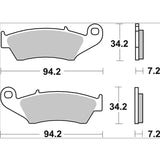 Pastilhas Travão Frente BREMBO SINTER SD 3