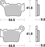 Pastilhas de Travão de Trás BREMBO Sinterizadas 2