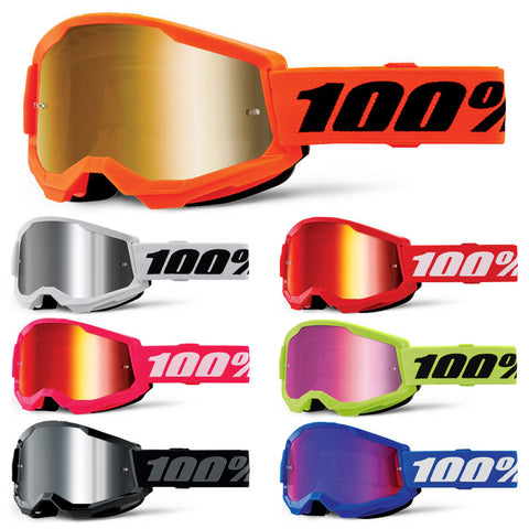 Óculos 100% STRATA 2 Junior 2024 - Lente Espelhada - Criança