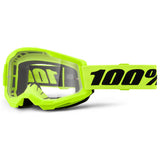 Óculos 100% STRATA 2 NEON YELLOW 2024 (com Lente espelhada: 40,90€)