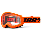 Óculos 100% STRATA 2 NEON ORANGE 2024 (com Lente espelhada: 40,90€)