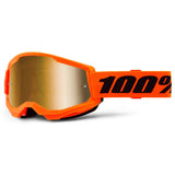 Óculos 100% STRATA 2 NEON ORANGE 2024 (com Lente espelhada: 40,90€)