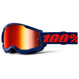 Óculos 100% STRATA 2 NAVY 2024 (com Lente espelhada: 39,00€)