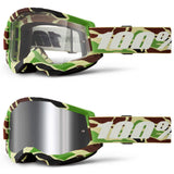 Óculos 100% STRATA 2 WAR CAMO 2024 (com Lente espelhada: 40,90€)