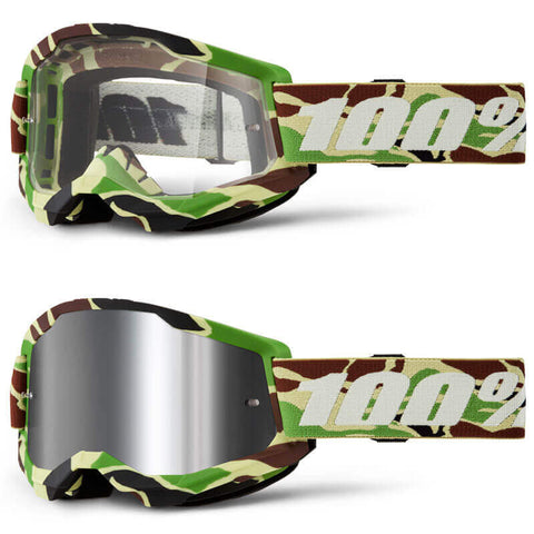 Óculos 100% STRATA 2 WAR CAMO 2024 (com Lente espelhada: 40,90€)