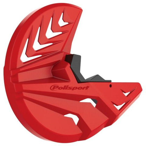 Protector de Disco e Pé de Forquilha POLISPORT GAS GAS EC/EC-F 21-26 Vermelho
