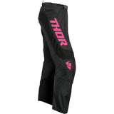 Calças THOR WOMENS SECTOR MINIMAL BLACK/PINK 2024