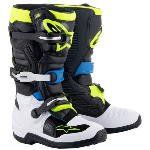Botas ALPINESTARS TECH 7S Preto/Azul/Amarelo Flúor 2026