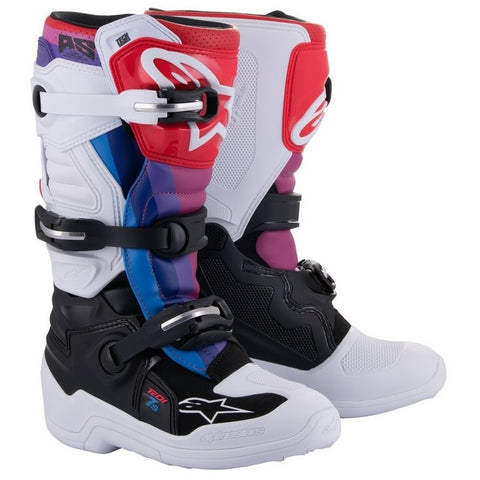 Botas ALPINESTARS TECH 7S Branco/Preto/Arco-íris 2026
