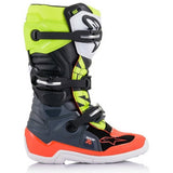Botas ALPINESTARS TECH 7S Cinzento Escuro/Vermelho Flúor/Amarelo Flúor 2026 3