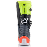Botas ALPINESTARS TECH 7S Cinzento Escuro/Vermelho Flúor/Amarelo Flúor 2026 4