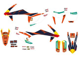Kit de Autocolantes BLACKBIRD KTM TROPHY 2025 SX/SX-F 16-18, EXC/EXC-F 17-19 2