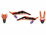 Kit de Autocolantes BLACKBIRD RACING DREAM 5 para KTM SX/SX-F 25-26, EXC/EXC-F 26 1