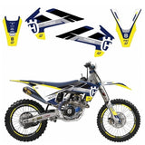 Kit de Autocolantes BLACKBIRD DREAM 5 HUSQVARNA TE 150/250/300 17-19, FE 250/350/450/501 17-19