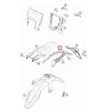 Porta-matrícula Original HUSQVARNA TE/FE 20-23