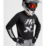 Conjunto THOR LAUNCHMODE BRAVE Preto/Cinza 2025