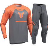 Conjunto THOR RIDEMODE MENACE Charcoal/Orange 2026 1