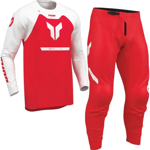 Conjunto THOR RIDEMODE MENACE Vermelho/Branco 2026