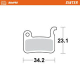 Pastilhas de travão BTT MOTO-MASTER SHIMANO 730154 2 