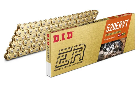 Corrente DID 520 ERVT Dourada 118C
