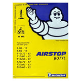 Câmara de Ar Michelin Dianteira Reforçada 17" 2,5 MM (120/60-17, 110/70-17, 120/70-17, 110/80-17, 110/90-17, 4.00-17, 4.60-17, 120/80-17)