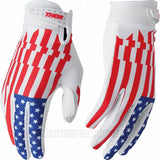 Luvas THOR LAUNCHMODE PATRIOT Vermelho/Branco/Azul 2025