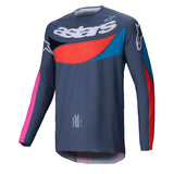 Conjunto ALPINESTARS TECHSTAR DREEM Cinza/Rosa/Azul/Vermelho 2025