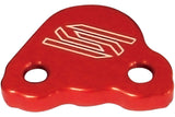 Tampa Reservatório Travão Traseiro SCAR SUZUKI RM 125/250 04-08, RMZ 250 04-24, RMZ 450 05-24, RMX 450Z 10-19 Vermelho