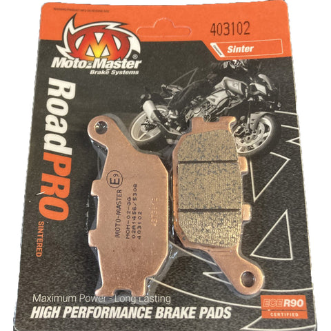 Pastilhas Travão Trás MOTO-MASTER ROADPRO SINTER HONDA CRF 1000L AFRICA TWIN 16-20, CRF 1100L AFRICA TWIN 20-25