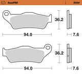 Pastilhas Travão Trás MOTO-MASTER ROADPRO SINTER 403202 1