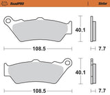 Pastilhas Travão Frente MOTO-MASTER ROADPRO SINTER 403301