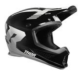 Capacete THOR SECTOR 2 CARVE BLACK/WHITE 2024