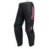 Calças THOR WOMENS SECTOR MINIMAL BLACK/PINK 2024