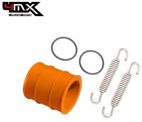 Pack Molas de Escape + Orings + Borracha União de Escape Laranja 4MX KTM/ HUSQVARNA/ GAS GAS 250/300