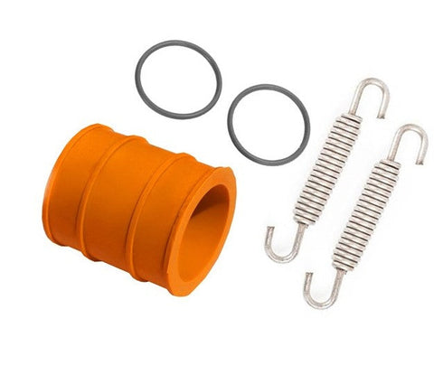 Pack Molas de Escape + Orings + Borracha União de Escape Laranja 4MX KTM/ HUSQVARNA/ GAS GAS 250/300