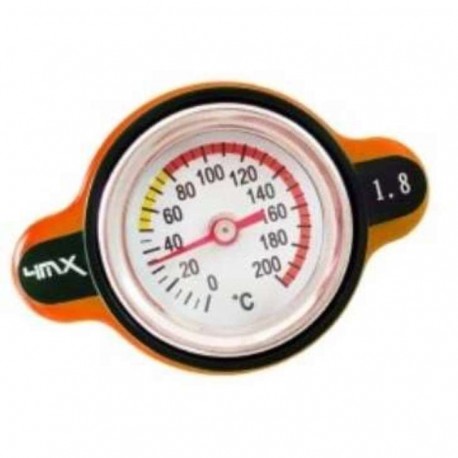 Tampão de Radiador 4MX 1.8 Laranja HUSQVARNA FC/TC 16-22, TC 250 17-22, FE/TE 17-23